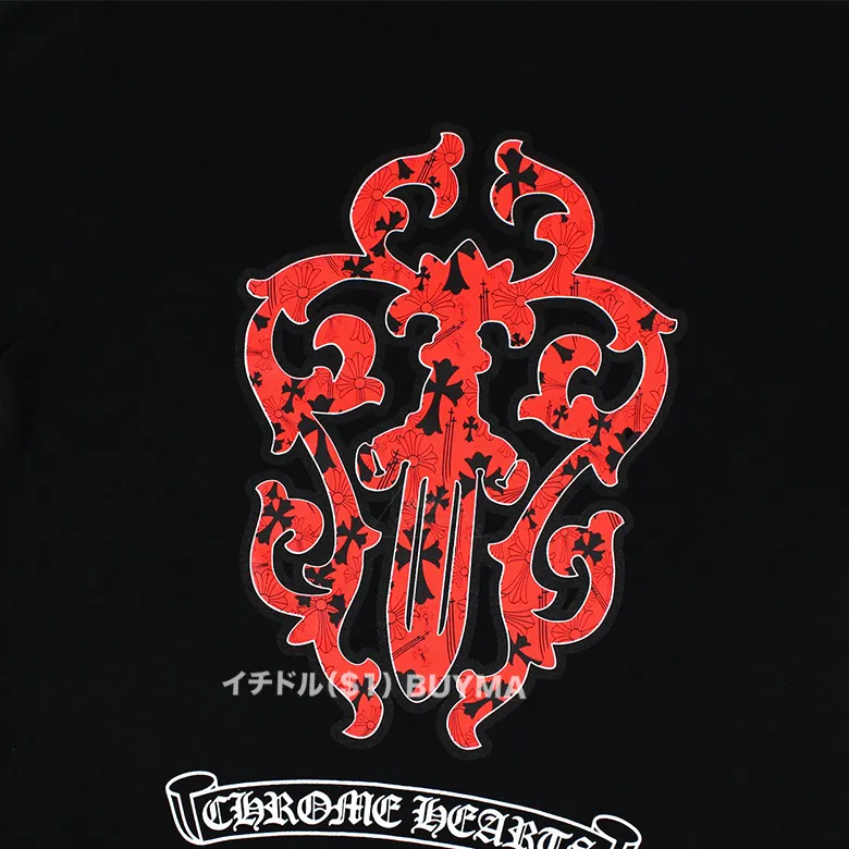 CHROME HEARTS  |Unisex Street Style T-Shirts