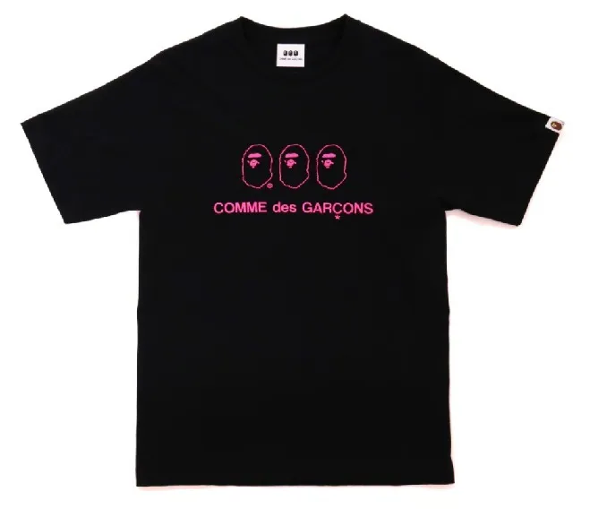 COMME des GARCONS  |Unisex Street Style Collaboration Cotton Logo Designers