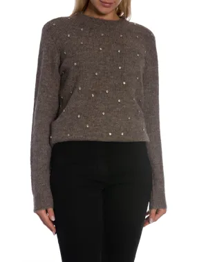 COPENHAGEN MUSE SWEATER DIAMOND-PULLOVER TIMBER WOLF MELANGE