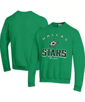 Cutter & Buck Men's NHL Kelly Dallas Stars Eco Powerblend Crewneck Sweatshirt