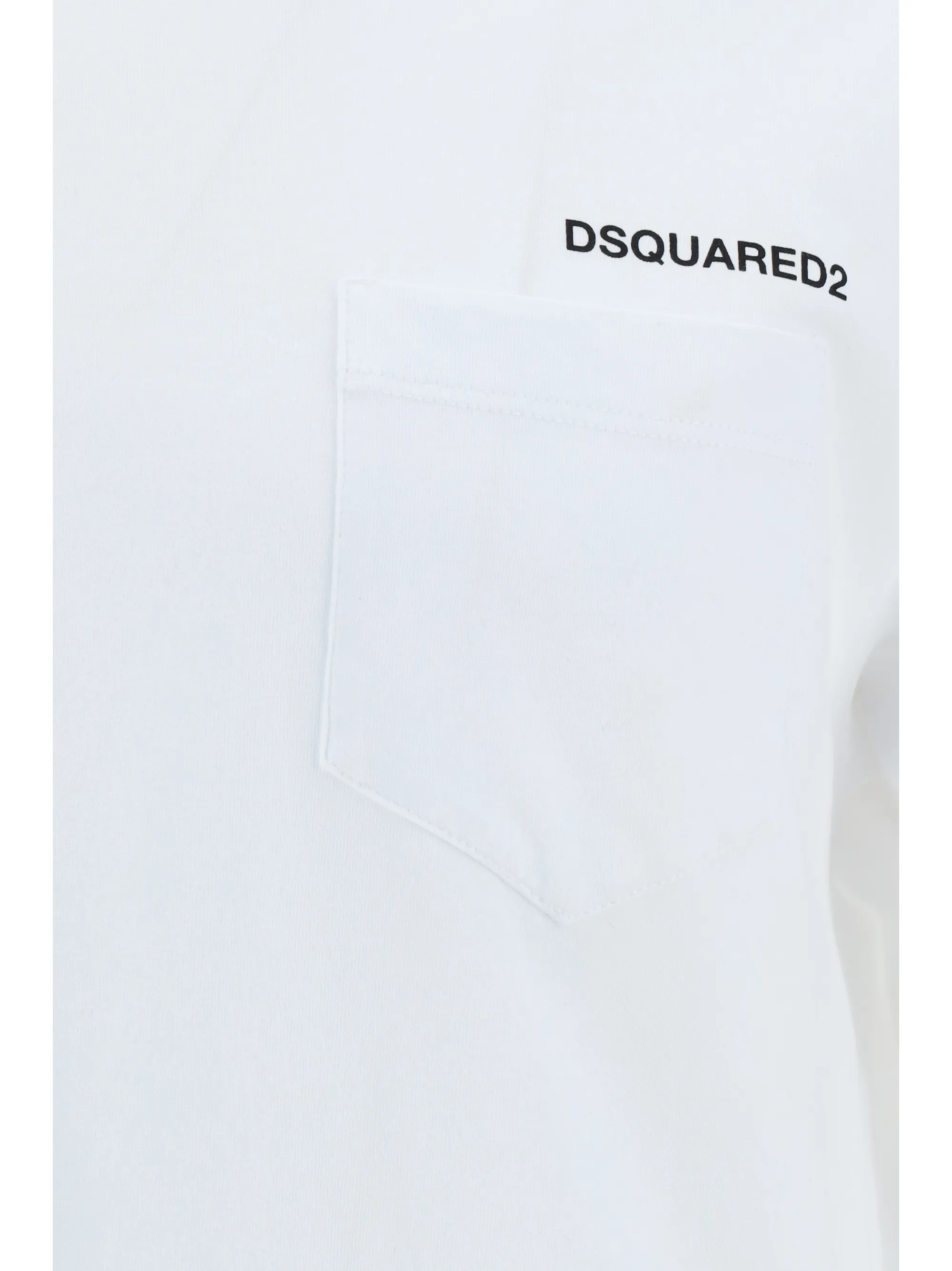 D SQUARED2  |Crew Neck Monogram Cotton Short Sleeves Luxury