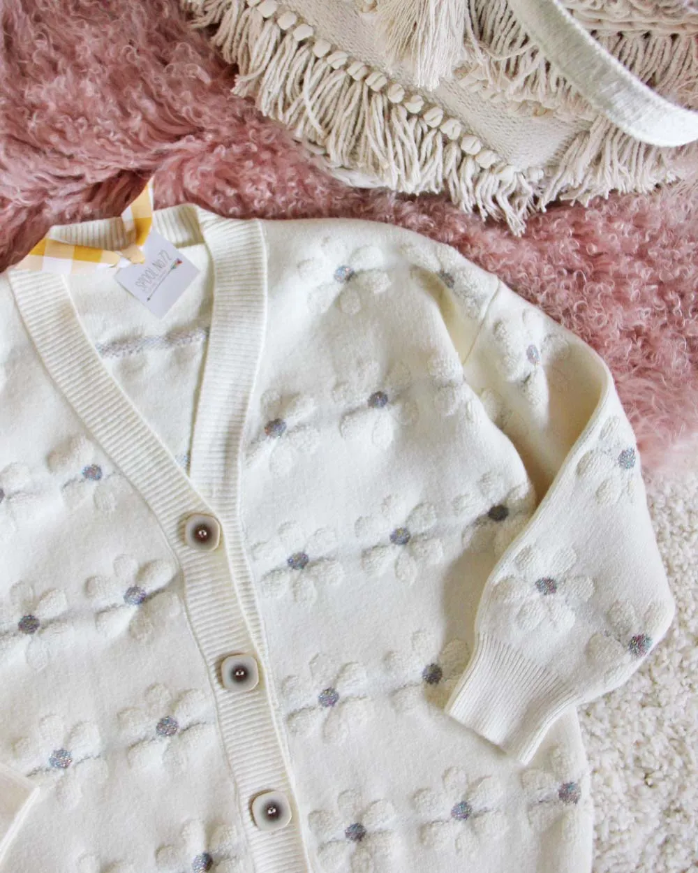 Daisy Chain Sweater in Cream