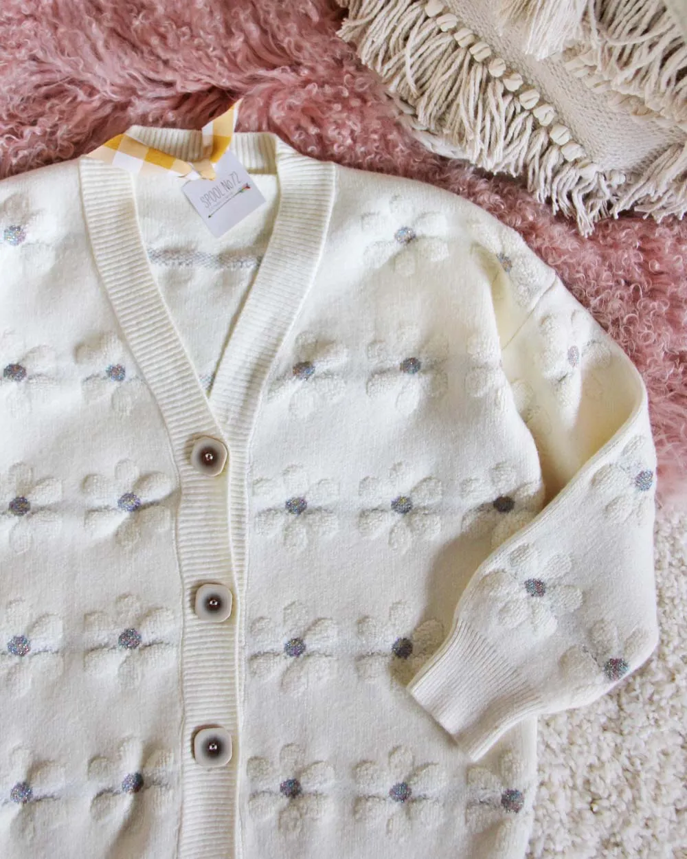 Daisy Chain Sweater in Cream