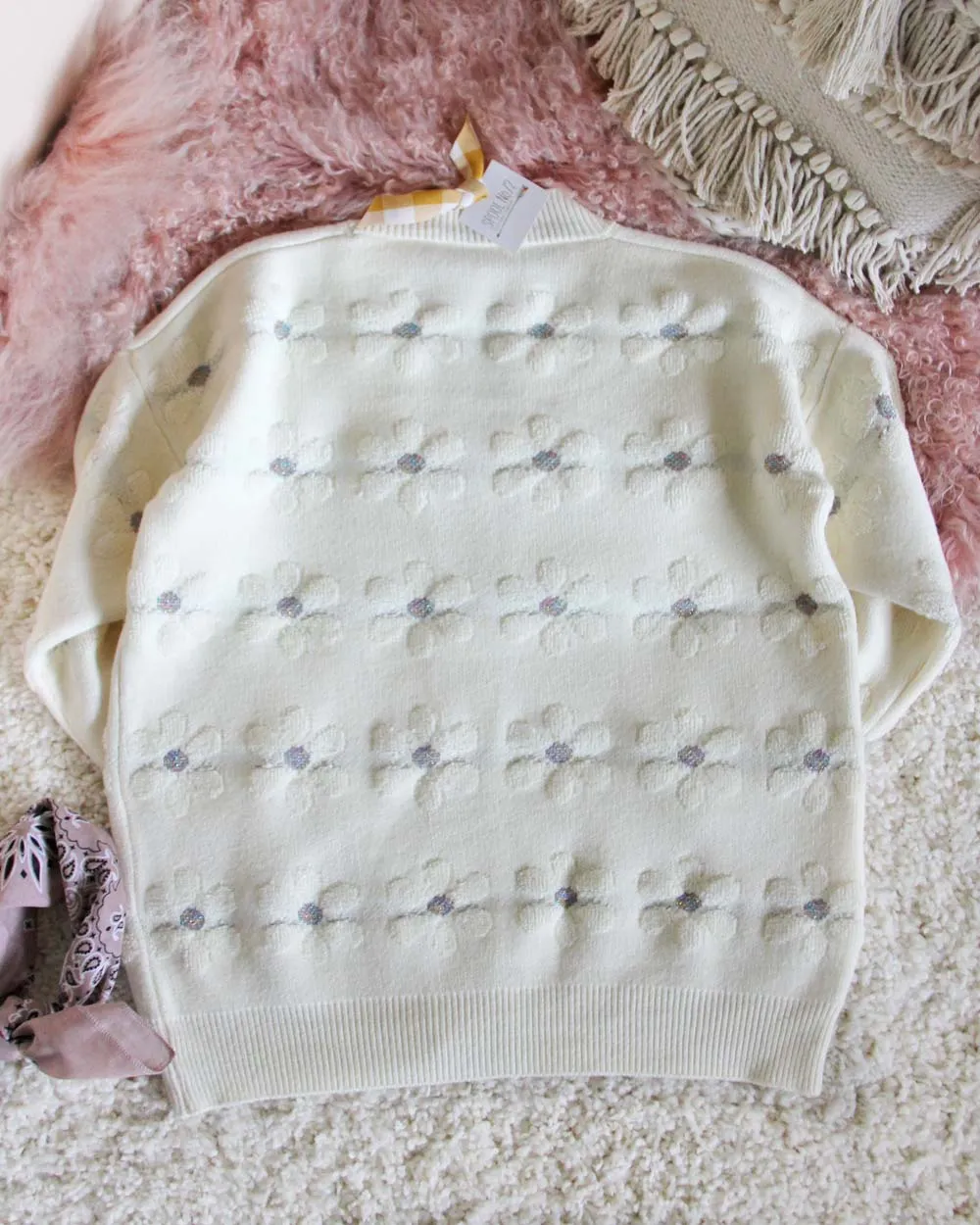 Daisy Chain Sweater in Cream