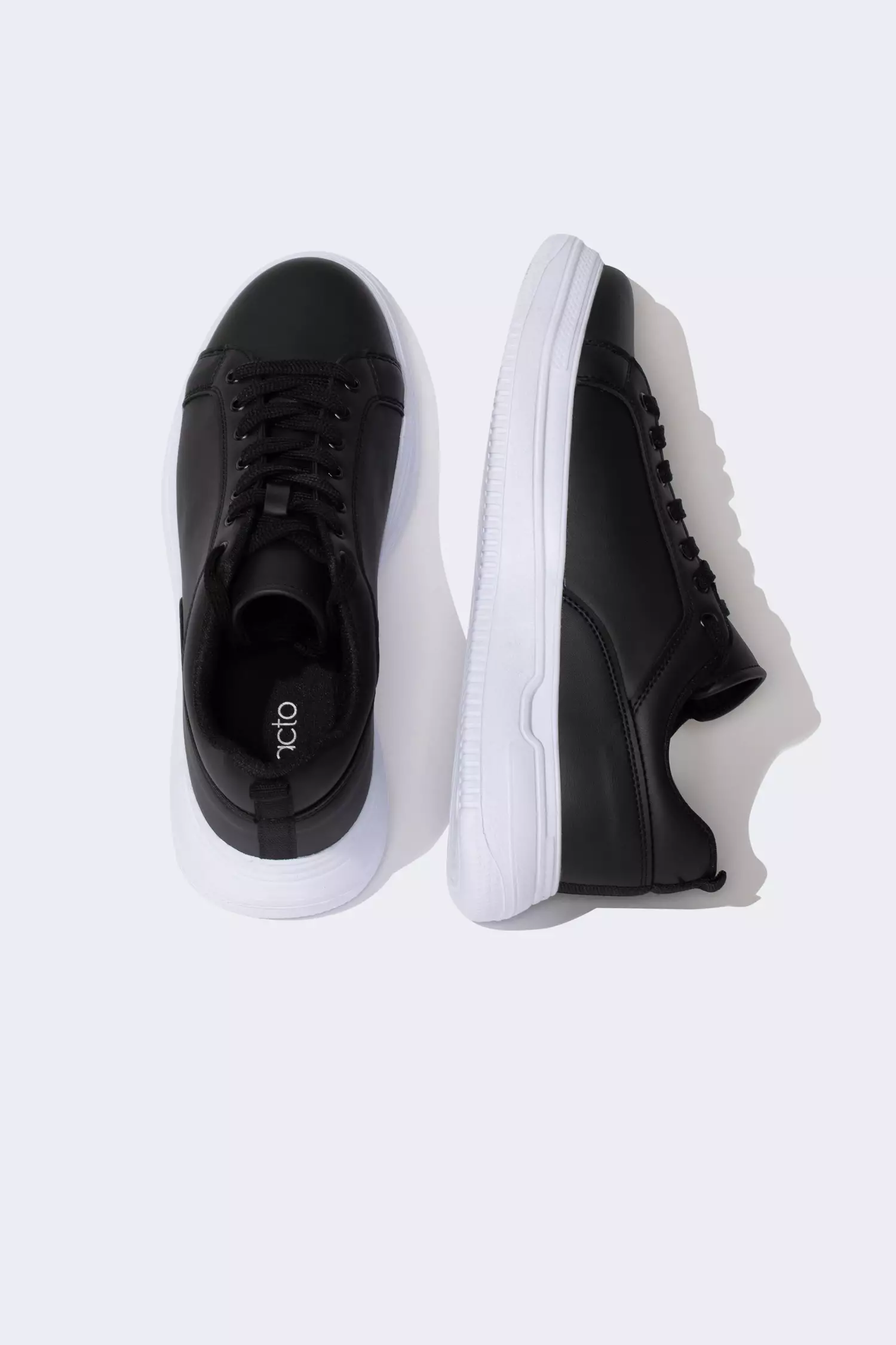 DeFacto Faux Leather High Sole Sneaker