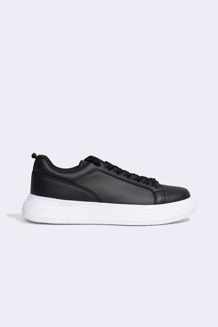 DeFacto Faux Leather High Sole Sneaker