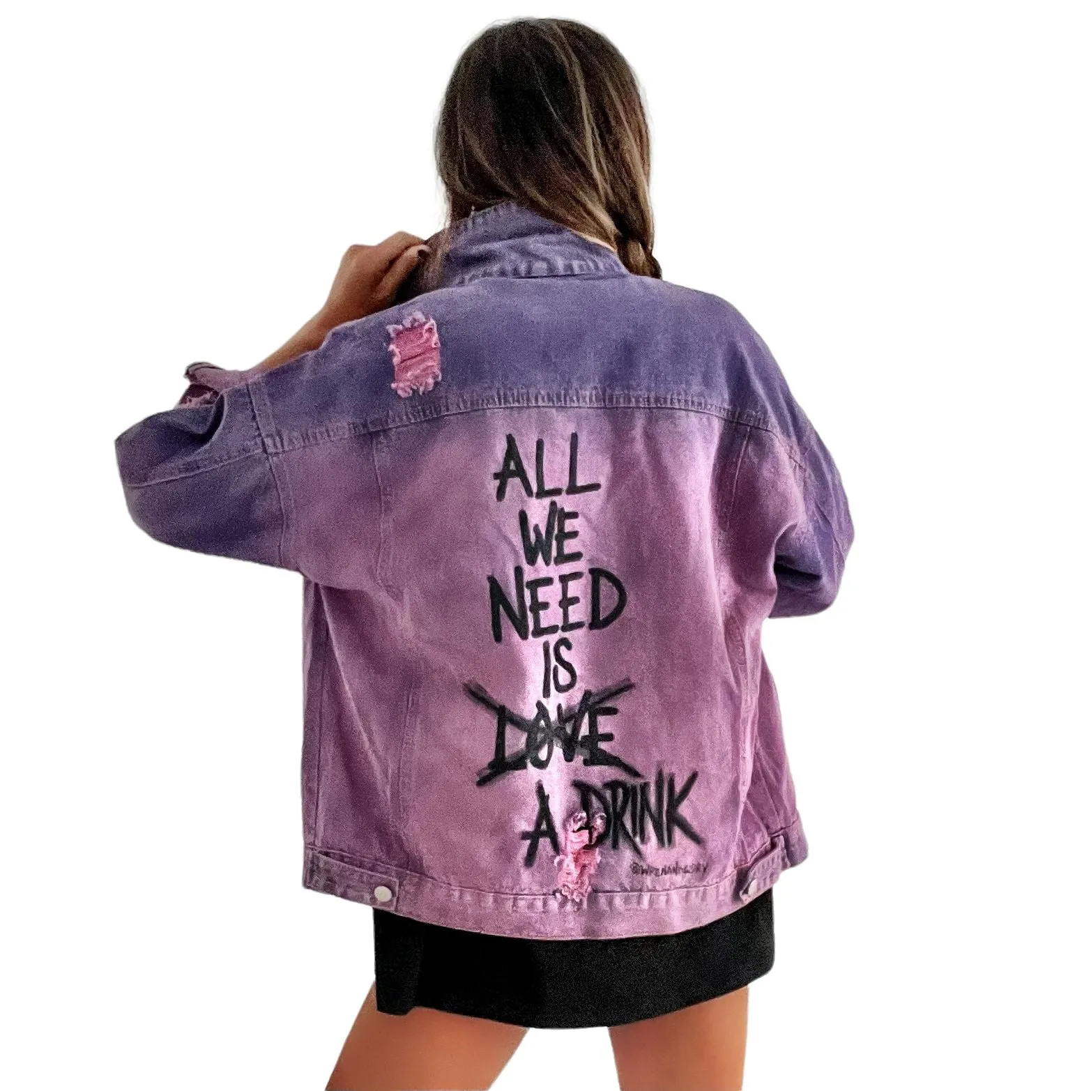 'Drink Drink Drink' Denim jacket