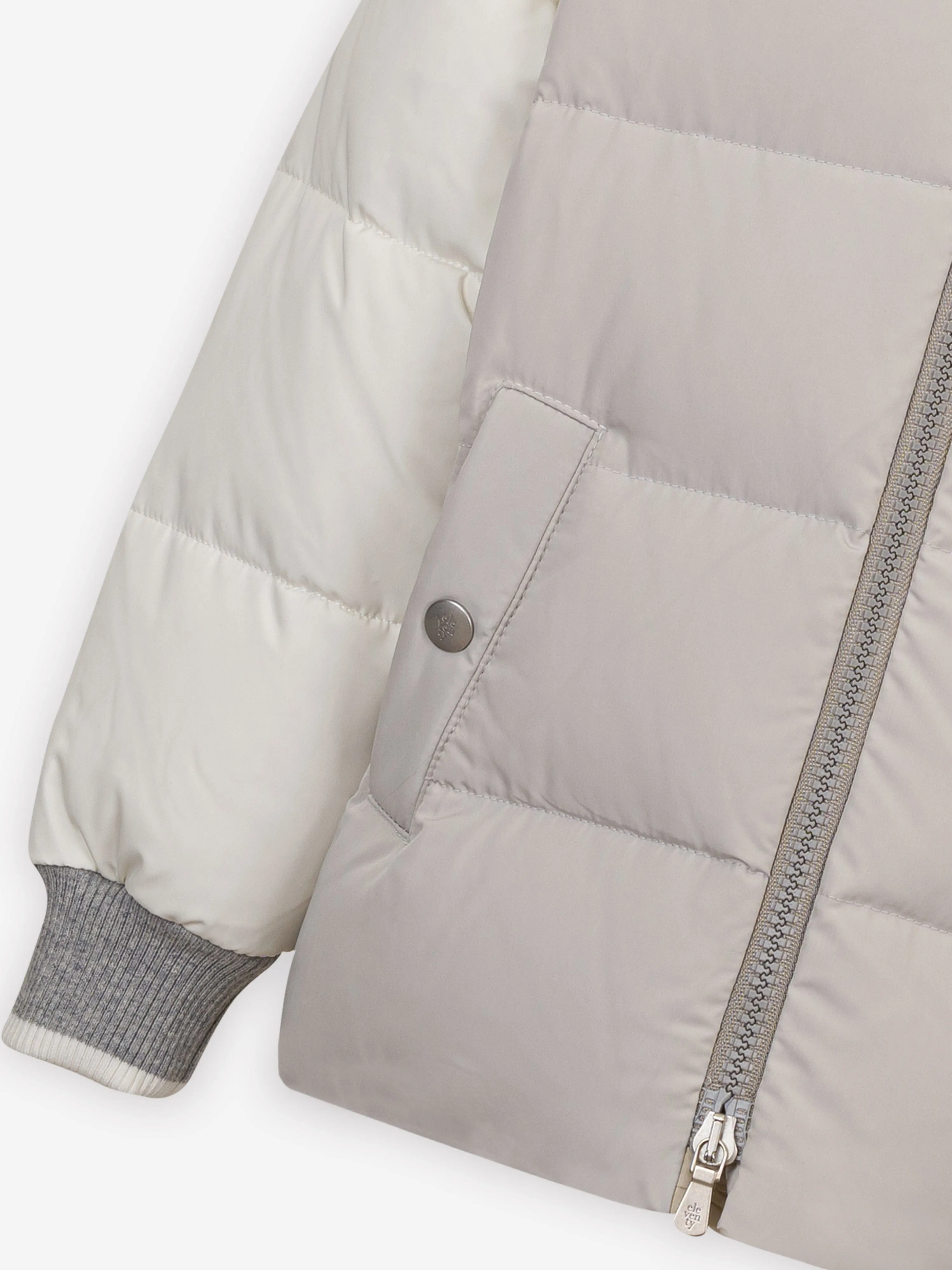 Eleventy Boys Puffer Jacket in Grey