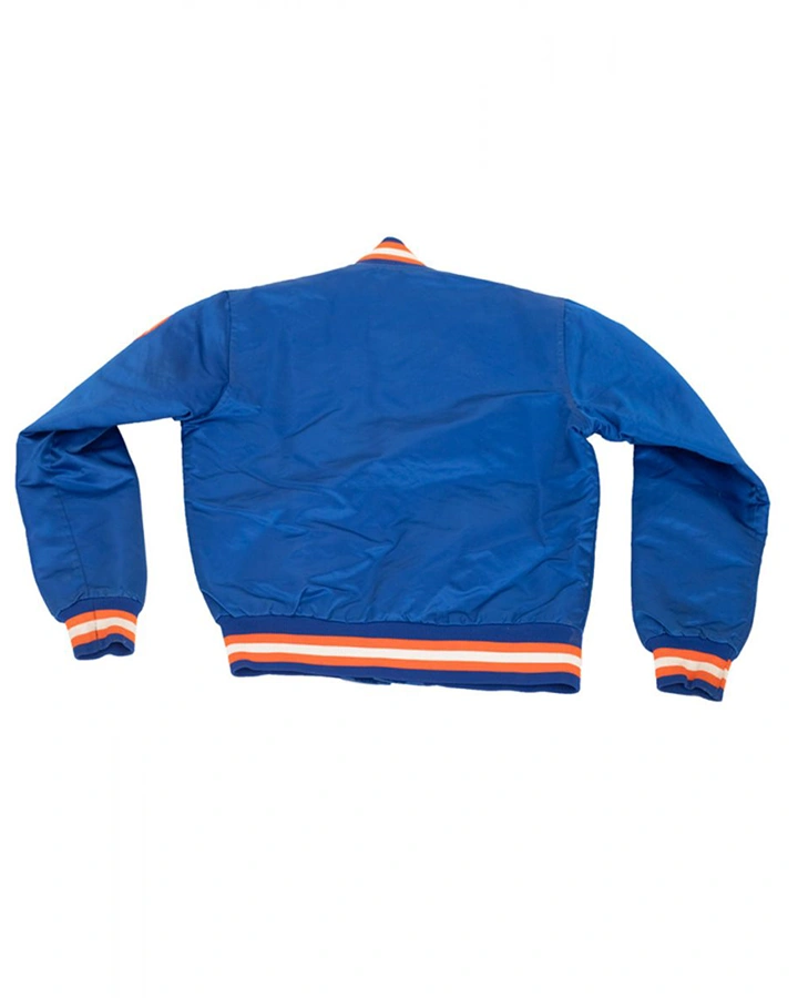 Florida Gators Blue Satin Varsity Jacket - William Jacket