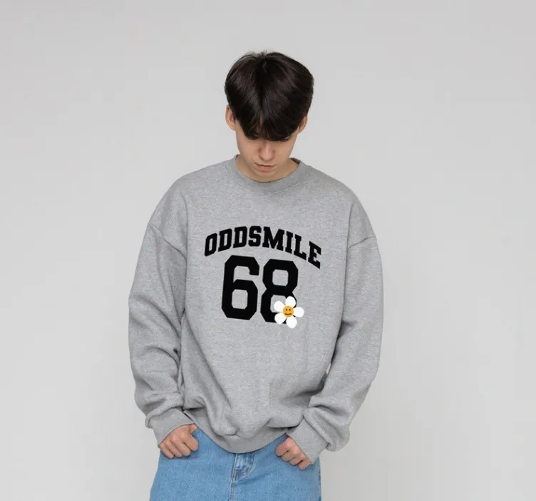 GRAVER  |[GRAVER]★ODDSMILE 68 FLOWER SMILE SWEATSHIRT