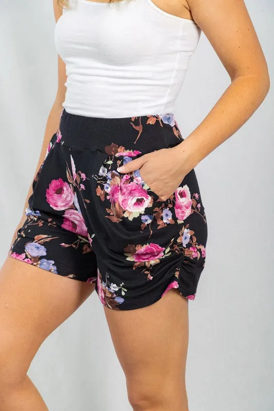 Harem Floral Shorts