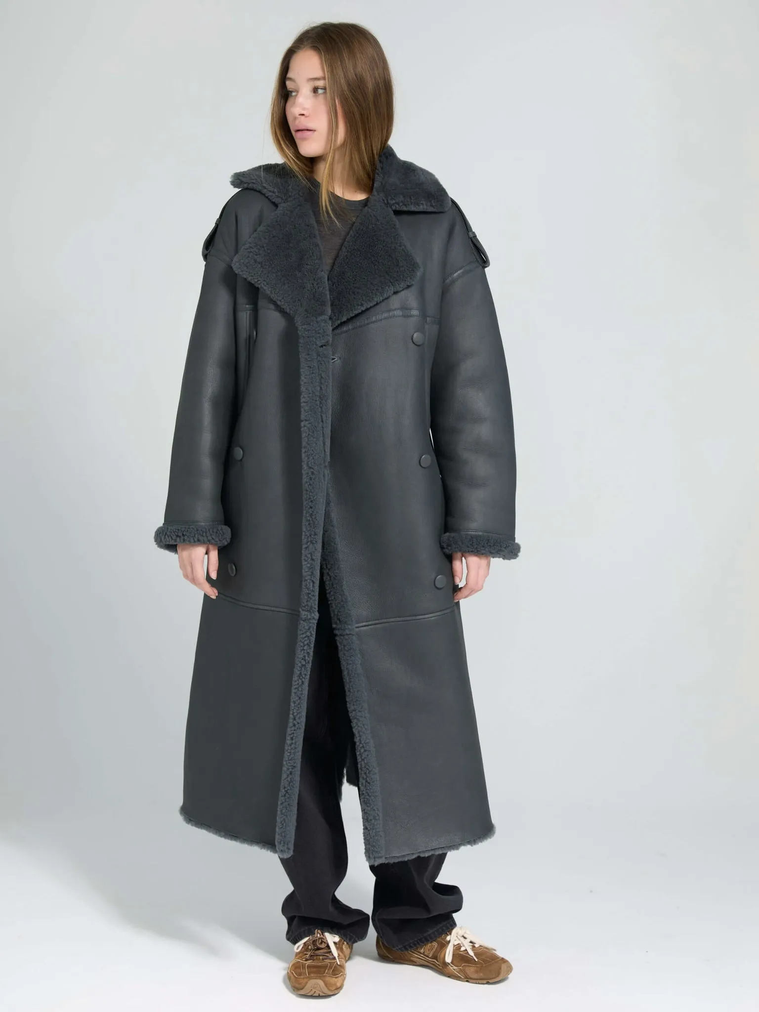 HARPER COAT - DARK GREY