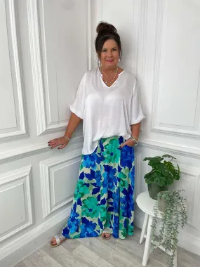 Haven Cayman Maxi Skirt - Bermuda