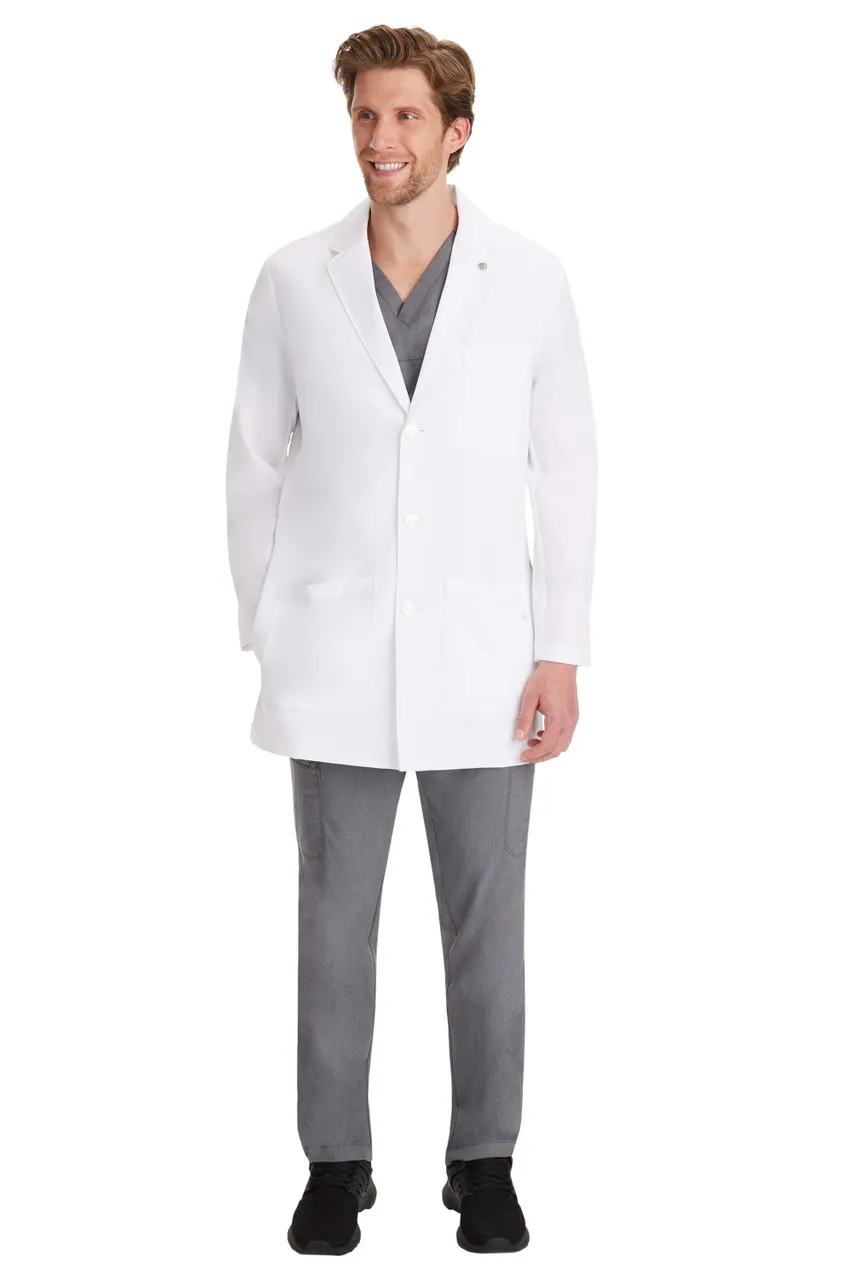 Healing Hands Healing Hands White Coat Men's Logan Coat #5100