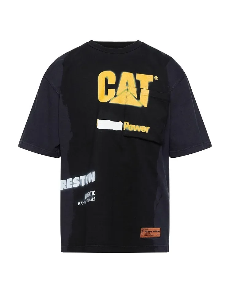 Heron Preston  |Street Style Short Sleeves Logo T-Shirts