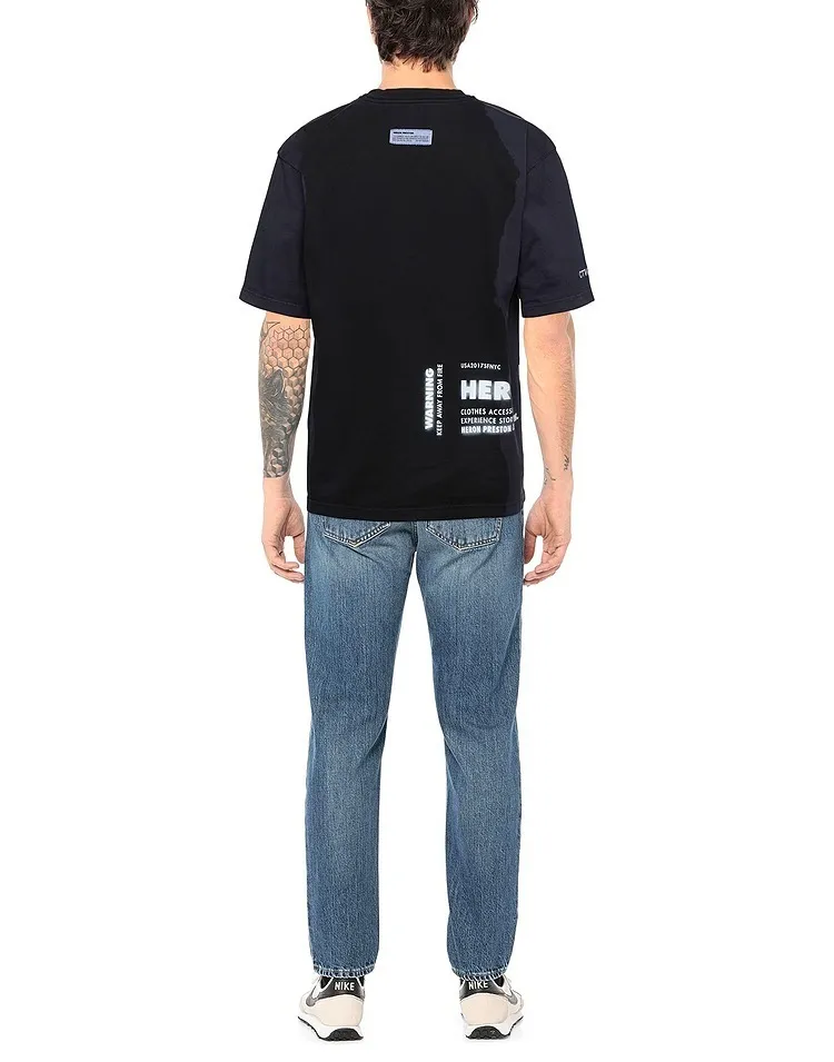 Heron Preston  |Street Style Short Sleeves Logo T-Shirts