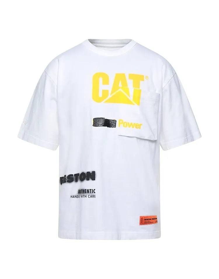 Heron Preston  |Street Style Short Sleeves Logo T-Shirts