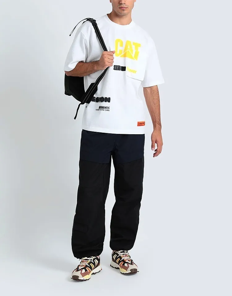 Heron Preston  |Street Style Short Sleeves Logo T-Shirts