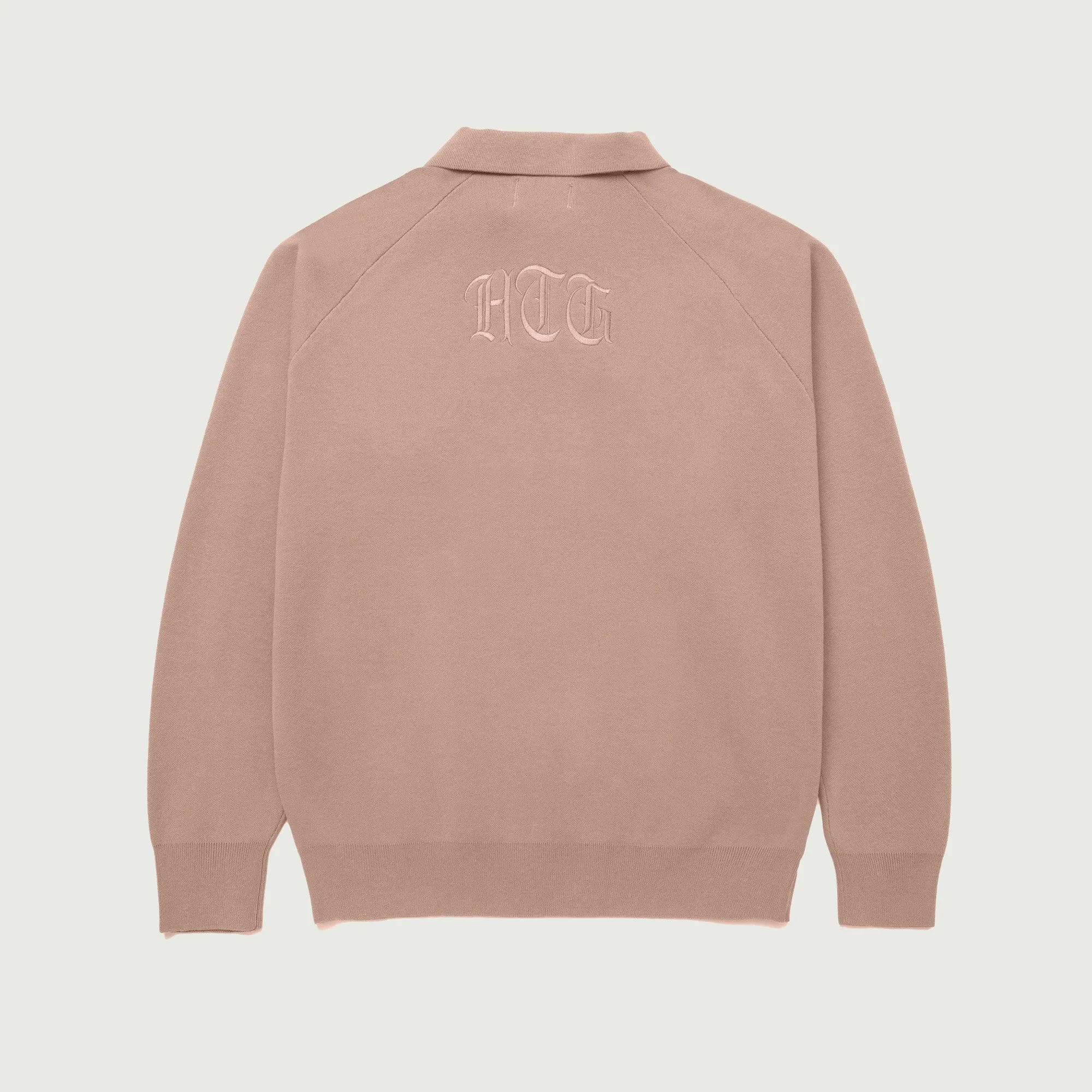 HTG Zip Henley - Clay