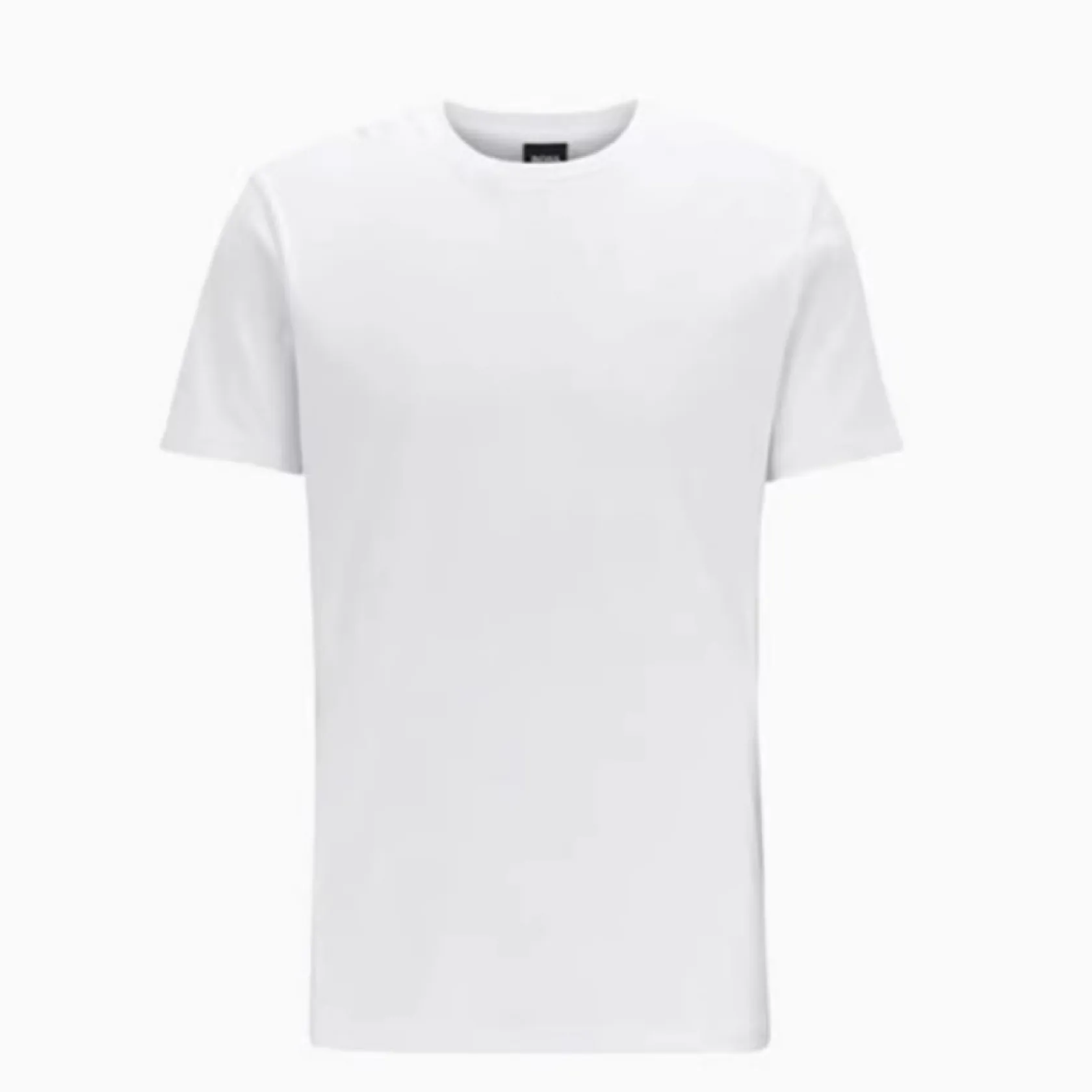 Hugo Boss  |Plain Cotton Short Sleeves Logo T-Shirts