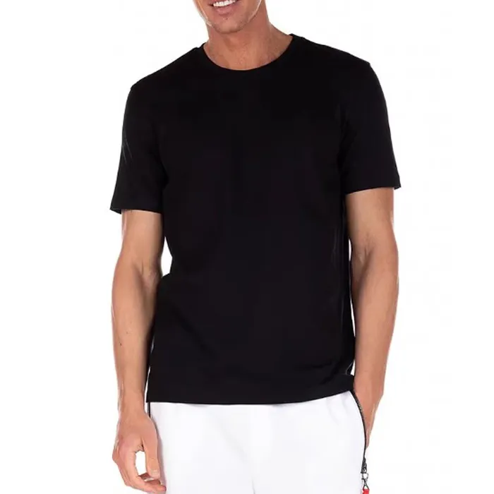 Hugo Boss  |Plain Cotton Short Sleeves Logo T-Shirts