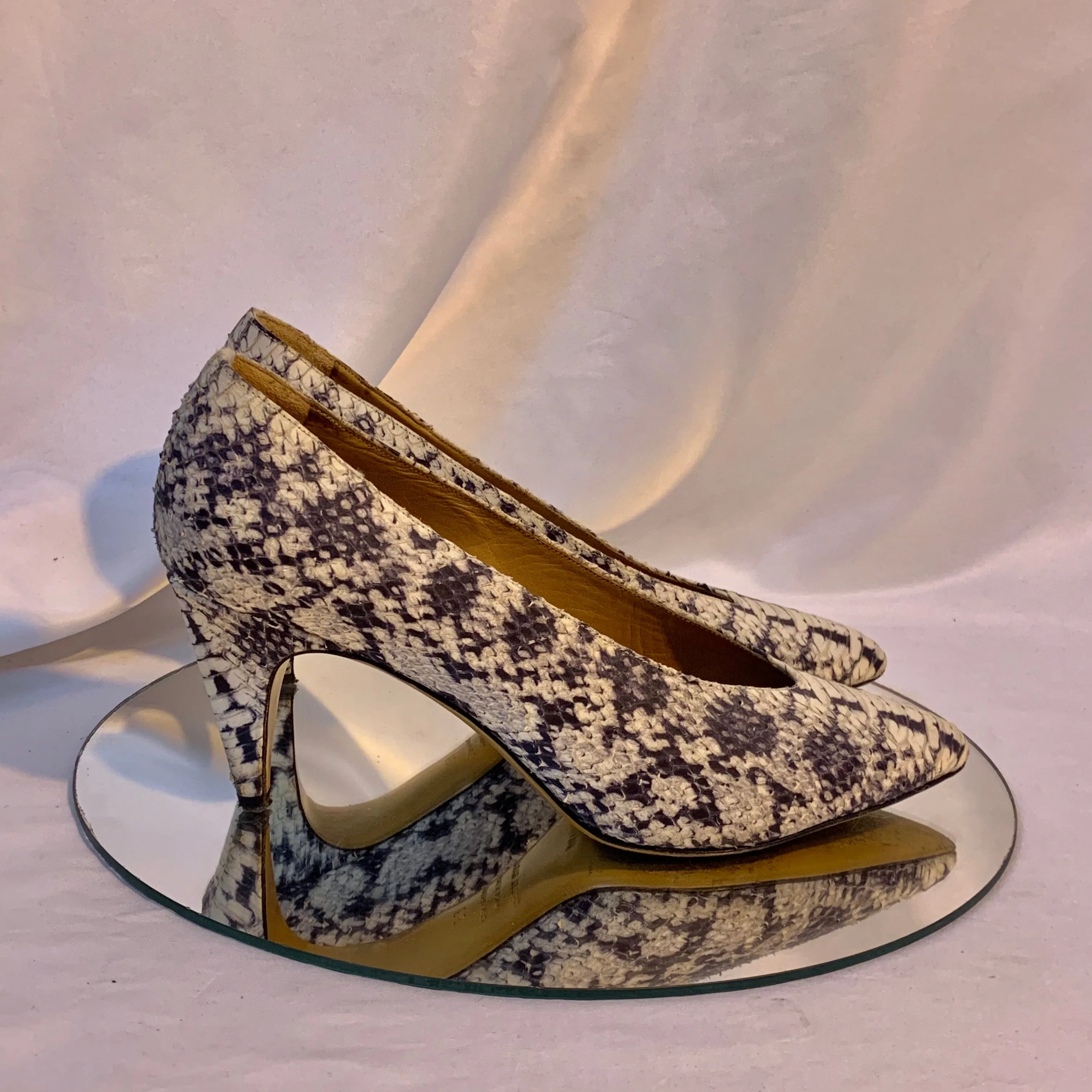 Isabel Marant pre-loved snakeskin heels