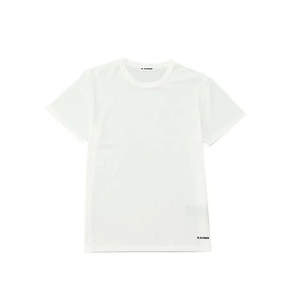 Jil Sander  |Plain Cotton Short Sleeves Logo Designers T-Shirts