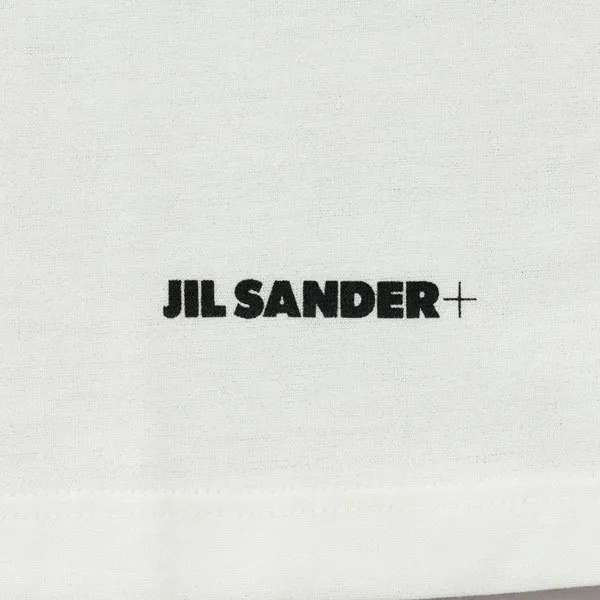 Jil Sander  |Plain Cotton Short Sleeves Logo Designers T-Shirts