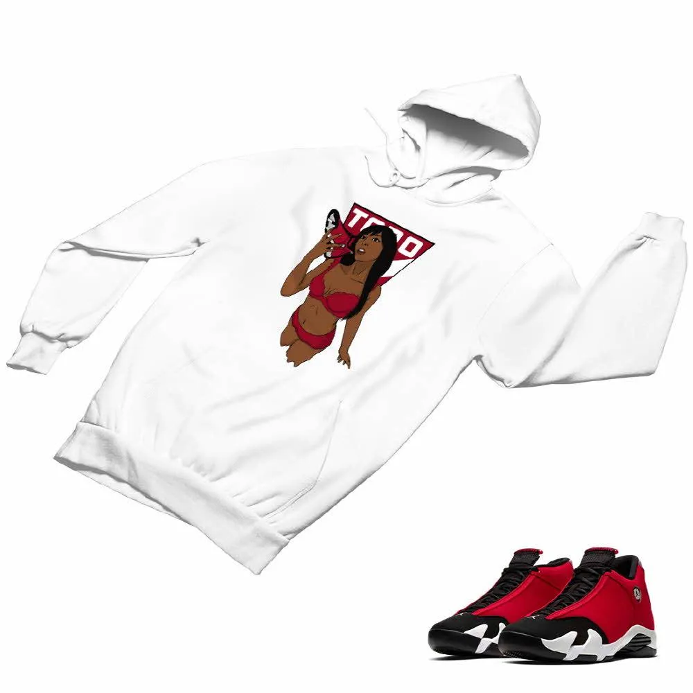 Jordan 14 Retro Gym Red Matching Custom Designed Hoodies JD 14-7-7