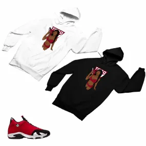 Jordan 14 Retro Gym Red Matching Custom Designed Hoodies JD 14-7-7