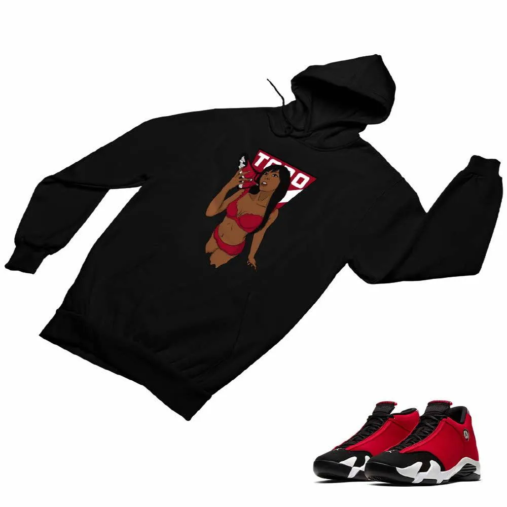 Jordan 14 Retro Gym Red Matching Custom Designed Hoodies JD 14-7-7