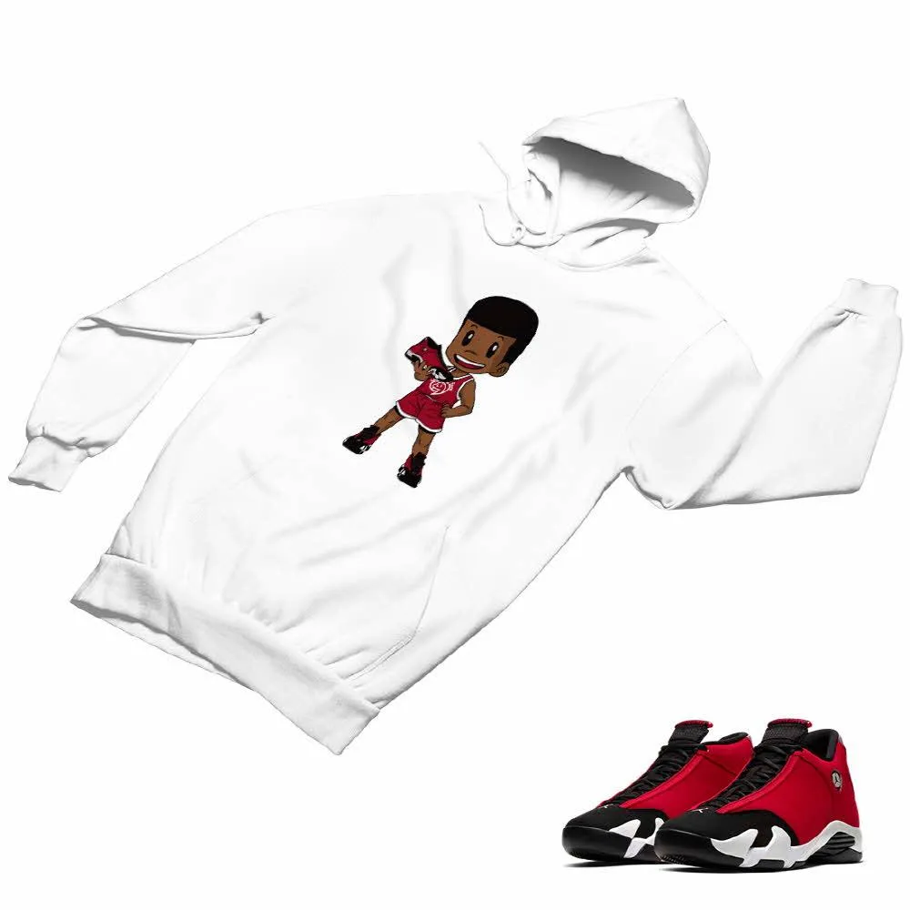 Jordan 14 Retro Gym Red Matching Custom Designed Hoodies JD 14-7-9