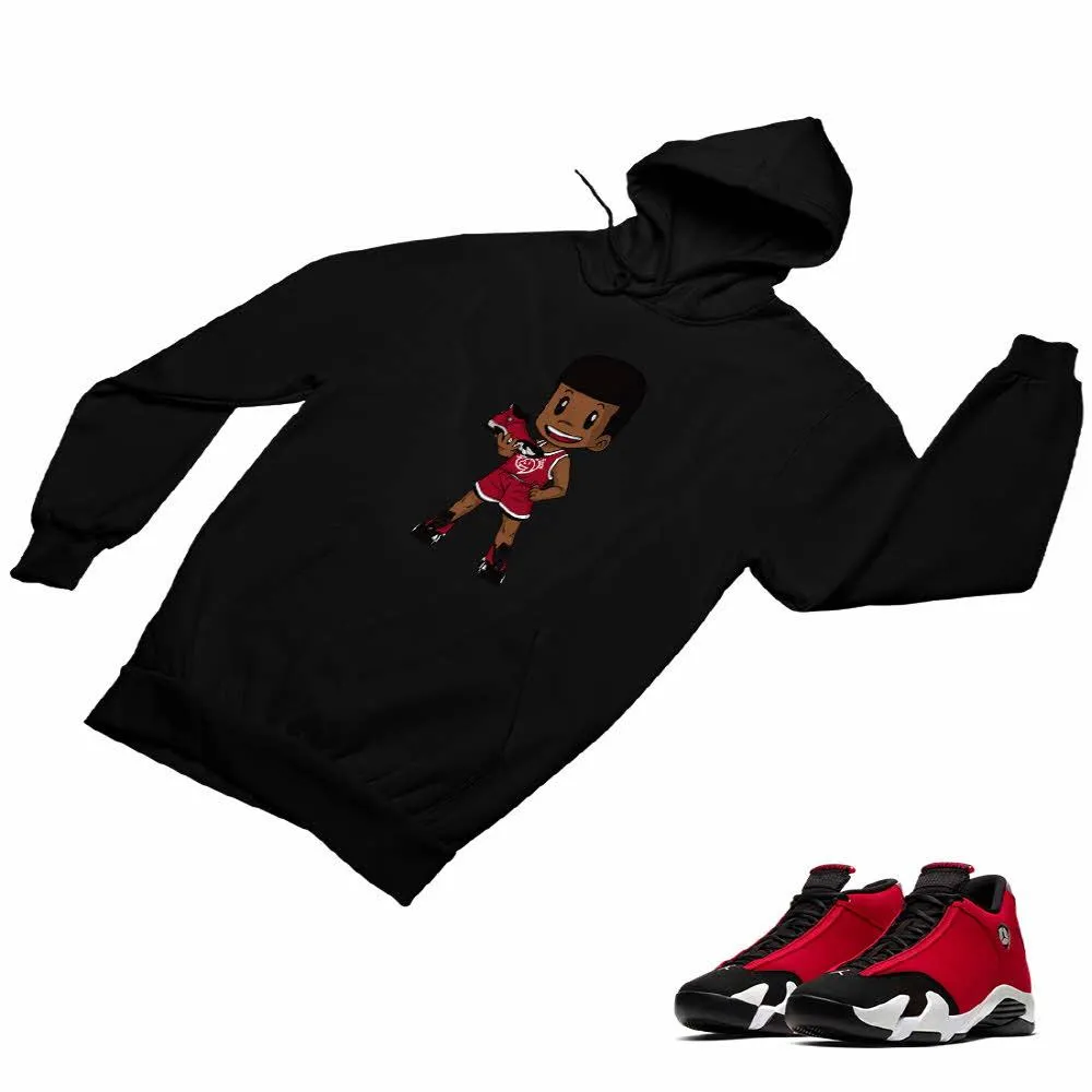 Jordan 14 Retro Gym Red Matching Custom Designed Hoodies JD 14-7-9