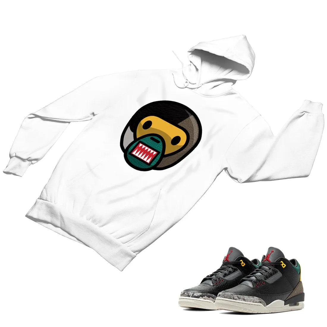 Jordan 3 Animal Matching Custom Designed Hoodies JD 3-11-2