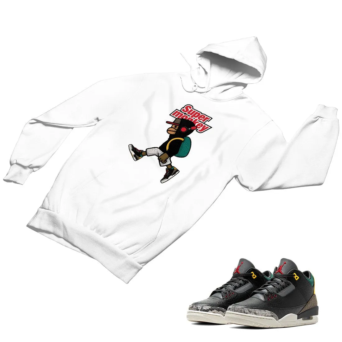 Jordan 3 Animal Matching Custom Designed Hoodies JD 3-11-6