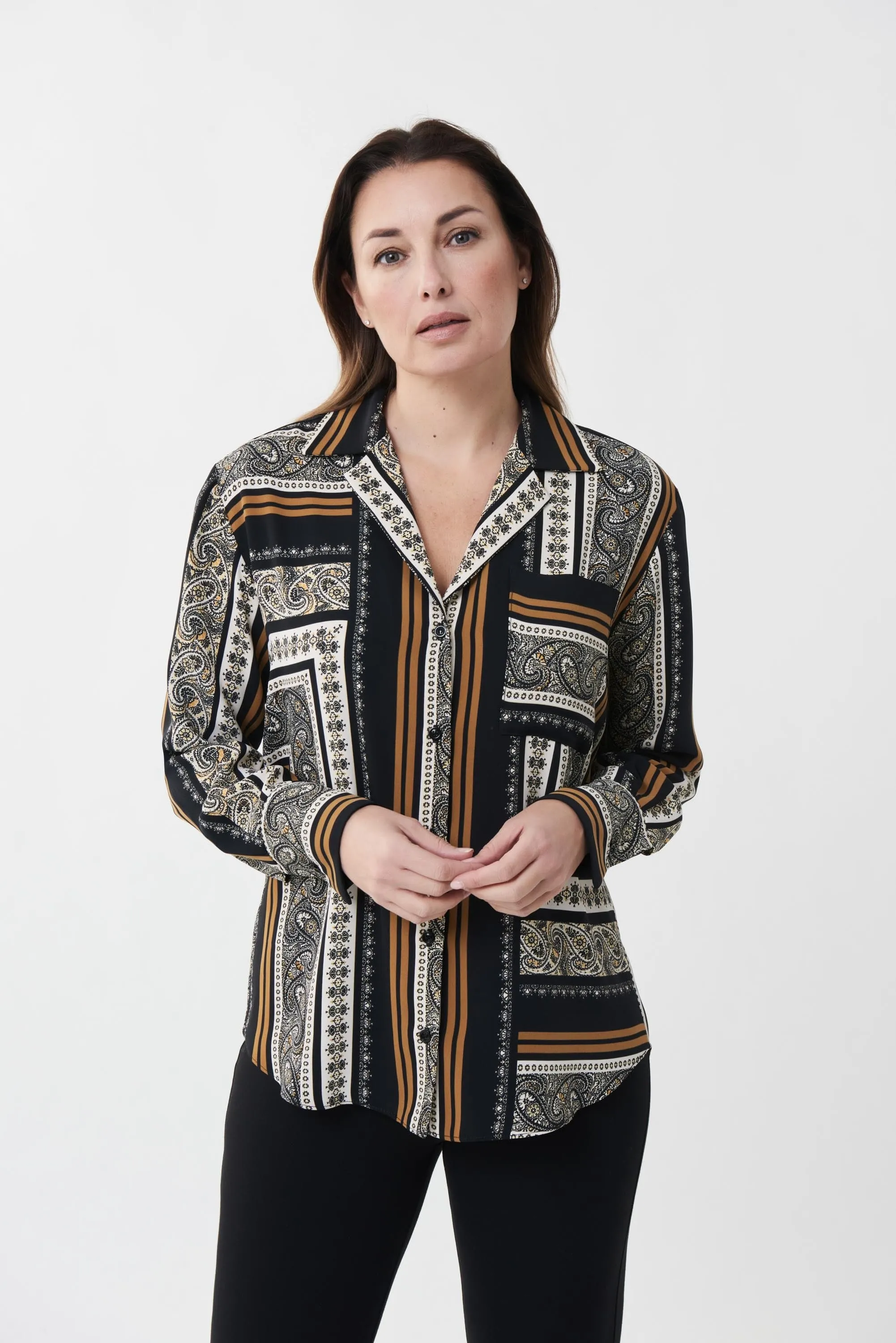 Joseph Ribkoff Paisley Blouse - 223251