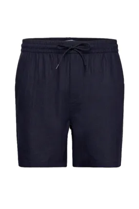 Les Deux Otto Linen Shorts Navy