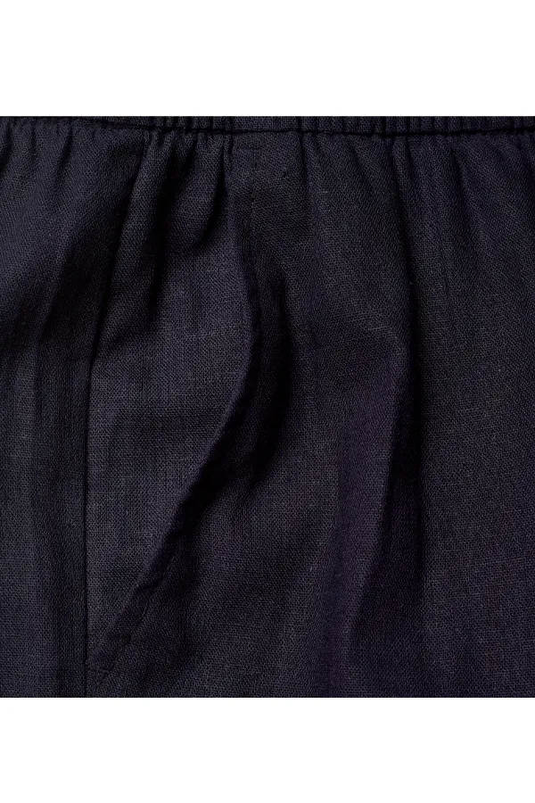 Les Deux Otto Linen Shorts Navy