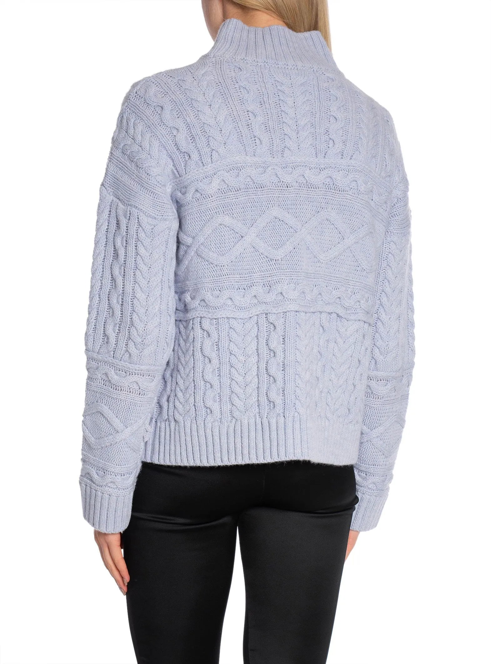 LEVETE ROOM SWEATER KALIMA 20 HEATHER BLUE