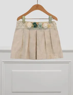 Linen Shorts for Girl Linen