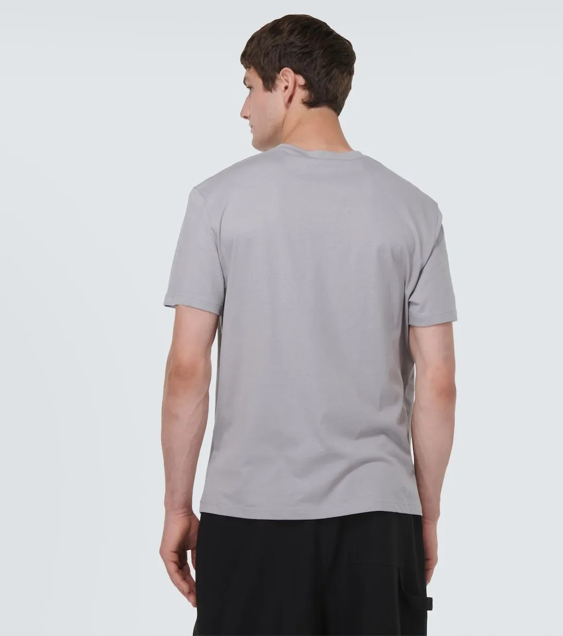 LOEWE  |Crew Neck Street Style Cotton Short Sleeves Logo Luxury