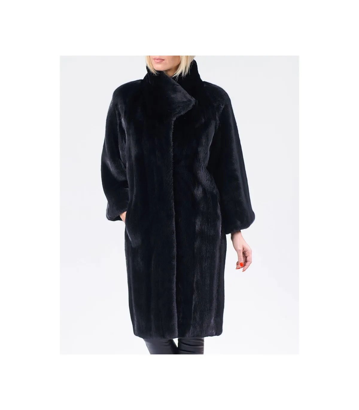 Long Mink Fur Coat: FurSource.com