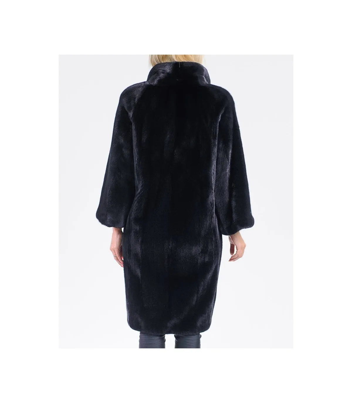 Long Mink Fur Coat: FurSource.com