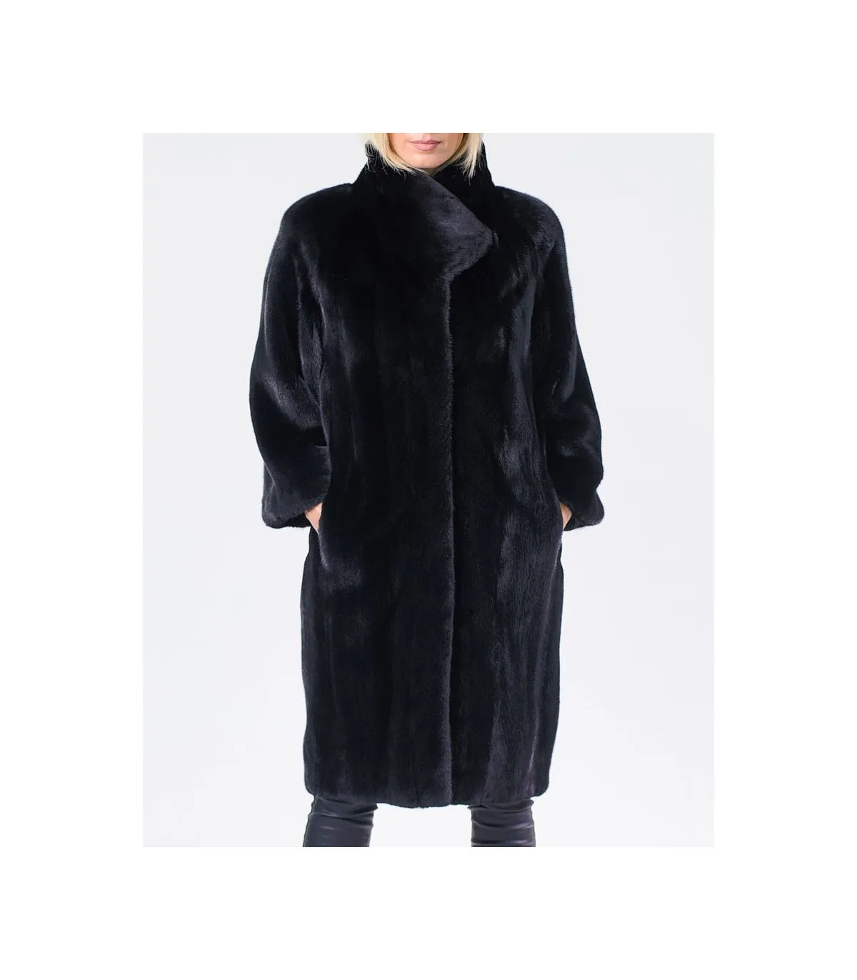 Long Mink Fur Coat: FurSource.com