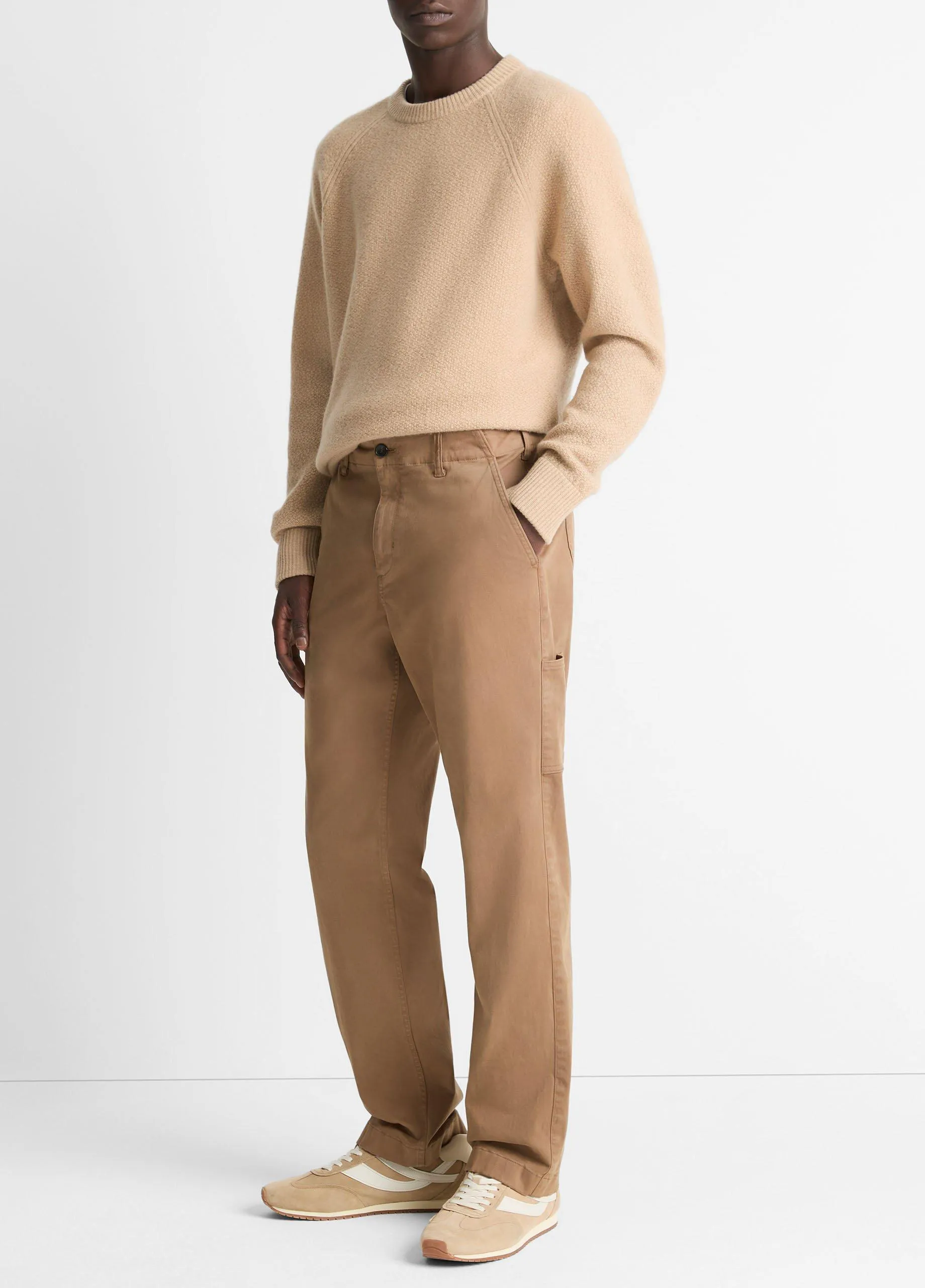 Louie Relaxed Garment Dye Cotton Utility Pant