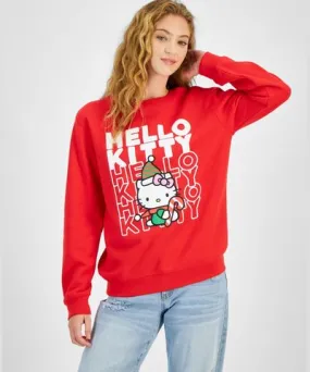 Love Tribe Juniors' Hello Kitty Christmas Sweatshirt