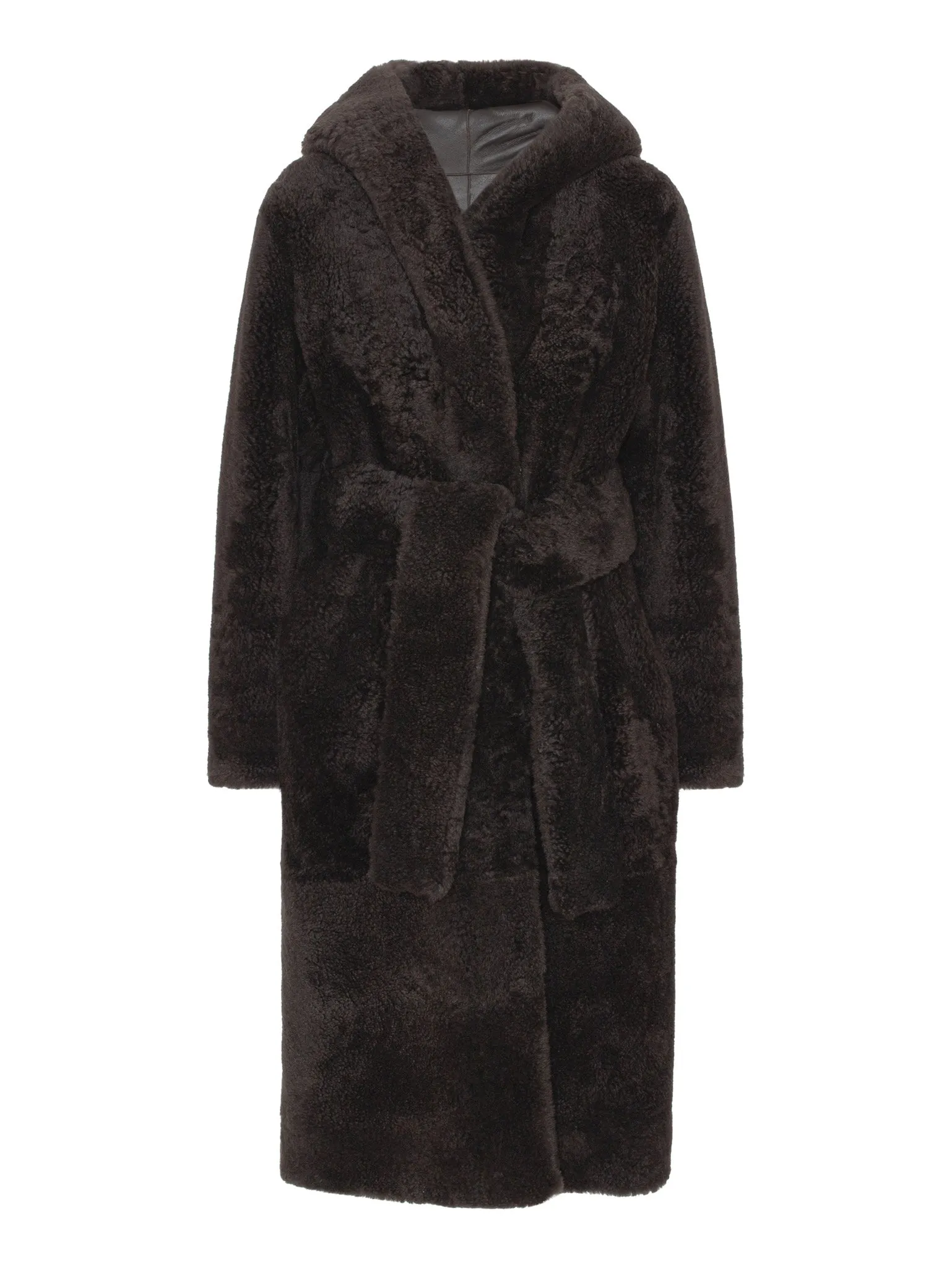 MADDIE COAT - DARK BROWN