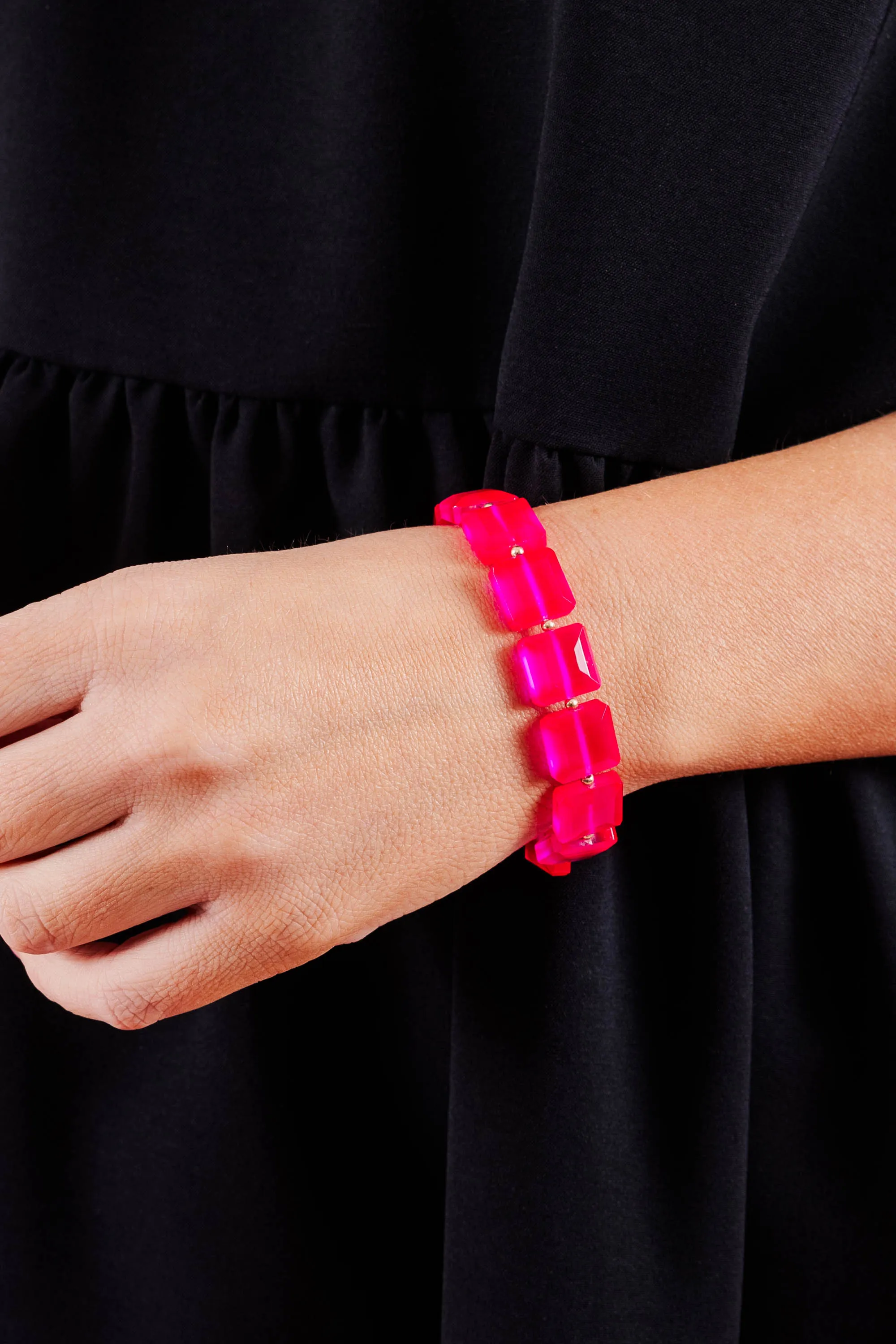 Marblelous Bracelet, Fuchsia