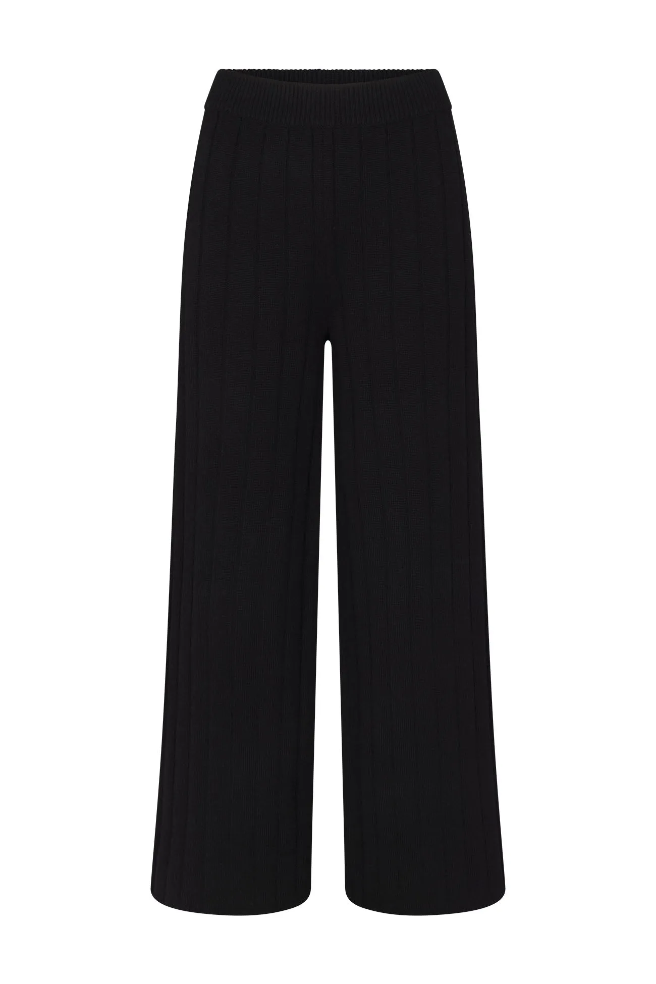 MARGAUX RIBBED WIDE LEG PANT