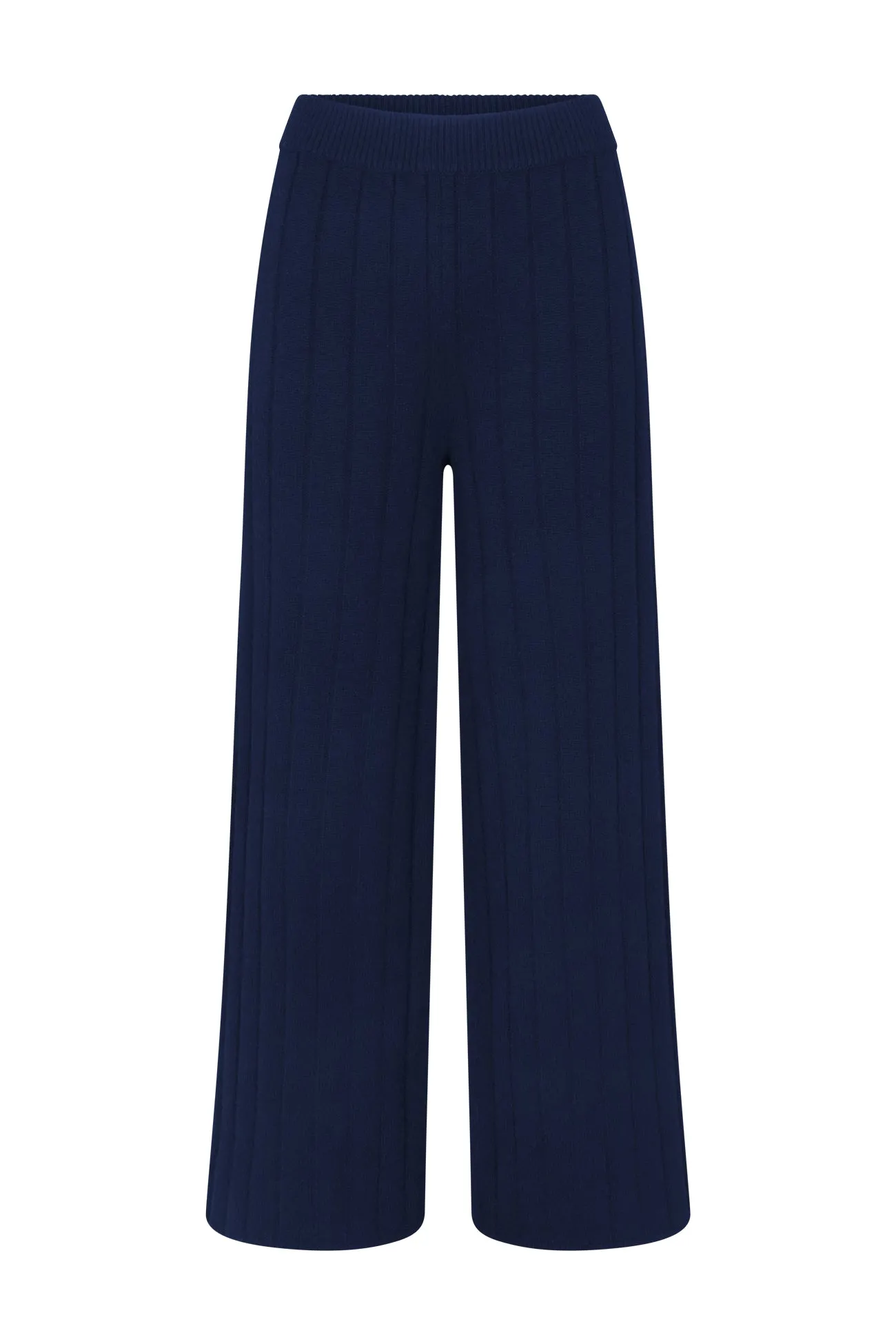 MARGAUX RIBBED WIDE LEG PANT